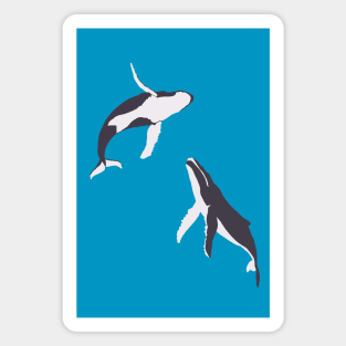 Two Whales Magnet